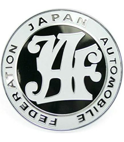 Amazon.com: Japan Automobile Federation JDM JAF Blue Emblem Badge